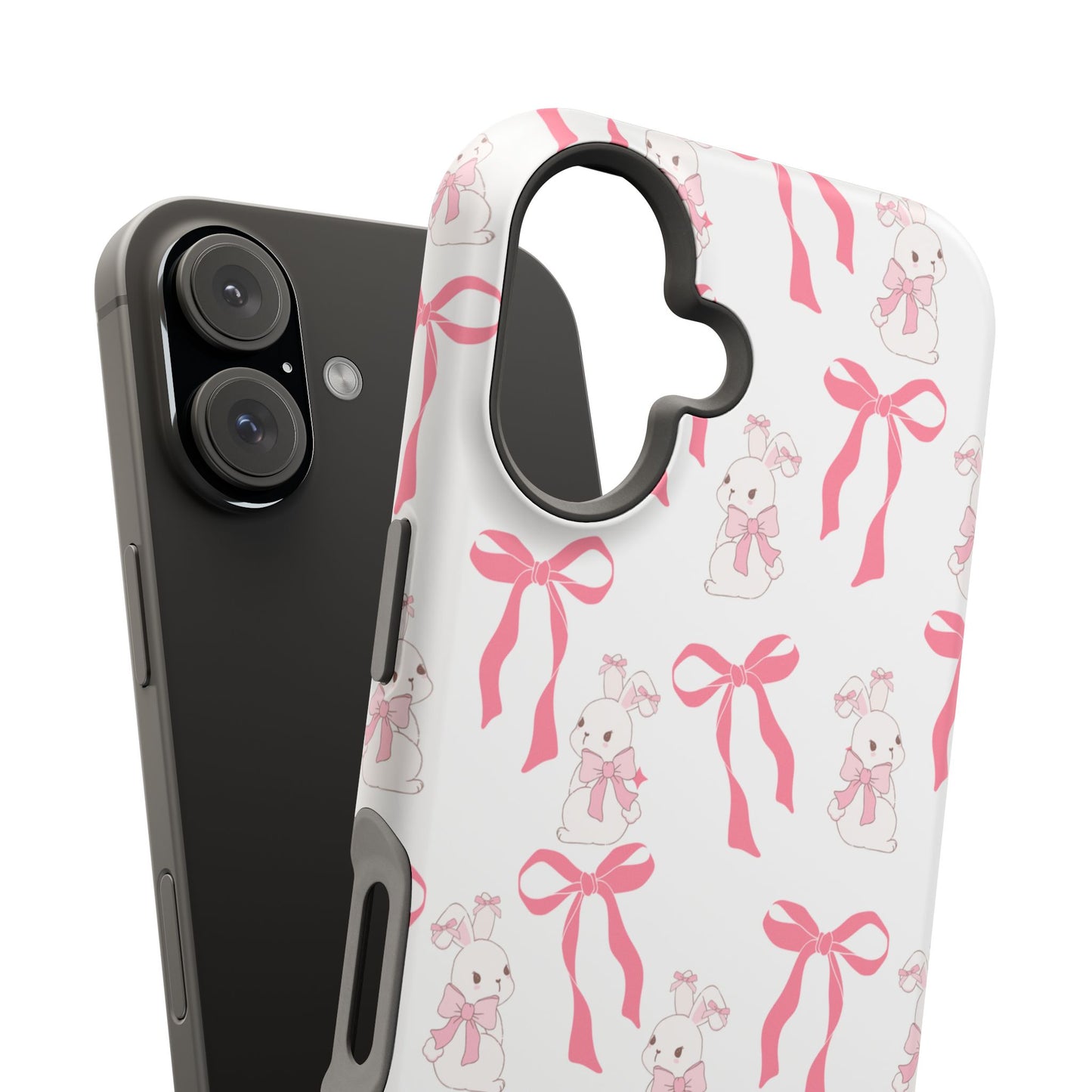 Pink Bows & Bunnies MagSafe iPhone® Case