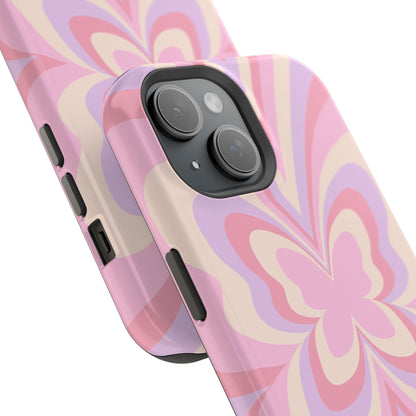 Pink Bow & Butterfly MagSafe iPhone® Case