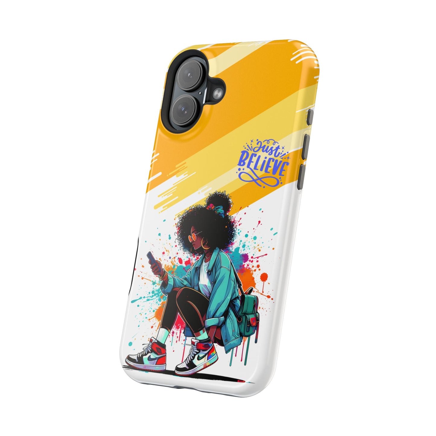 Black Girl Believe MagSafe iPhone® Case
