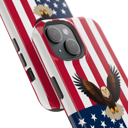 American Flag Magnetic Eagle Phone Case