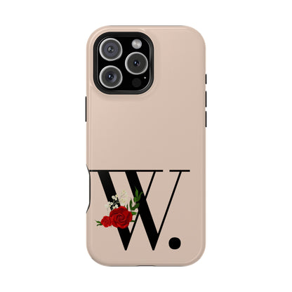 Personalized Letter W MagSafe iPhone® Case