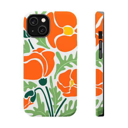 Orange Daisy MagSafe iPhone® Case