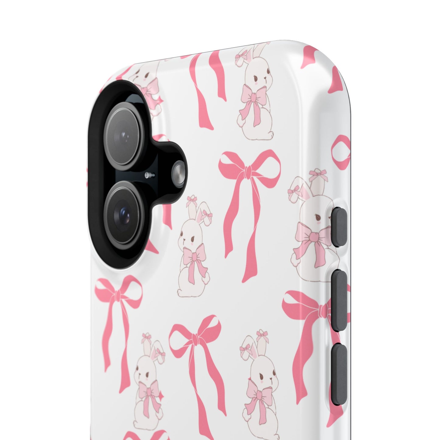 Pink Bows & Bunnies MagSafe iPhone® Case