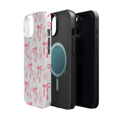 Pink Bows & Bunnies MagSafe iPhone® Case