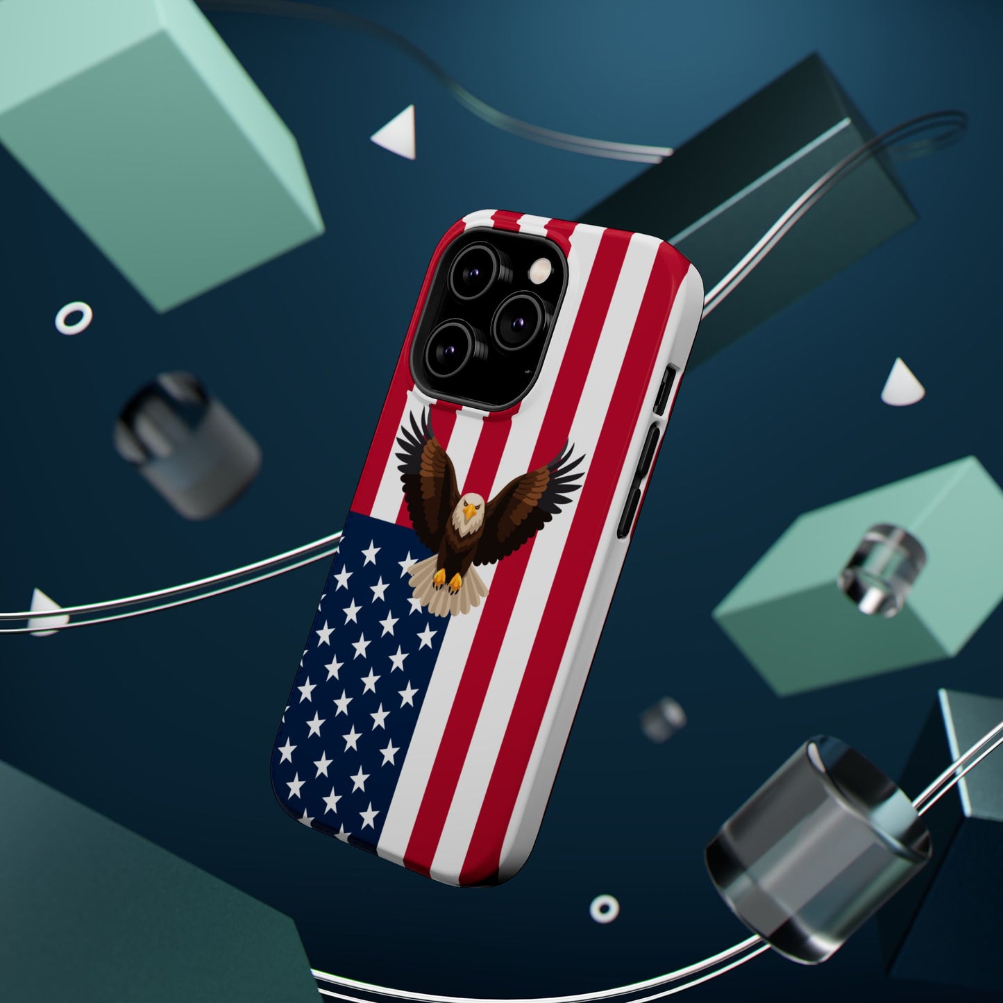 American Flag Magnetic Eagle Phone Case