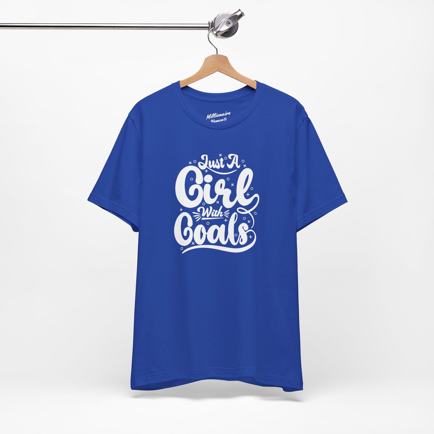 Just a Girl with Goals Soft Cotton Tee