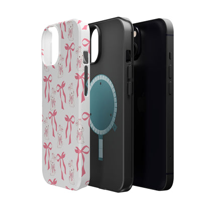 Pink Bows & Bunnies MagSafe iPhone® Case