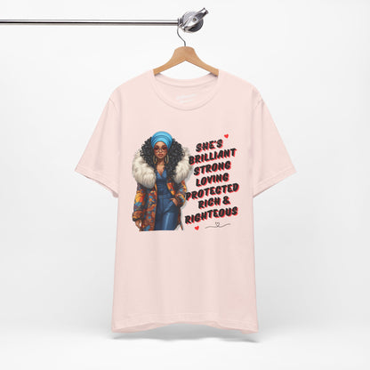 She's Brilliant Soft Cotton Tee