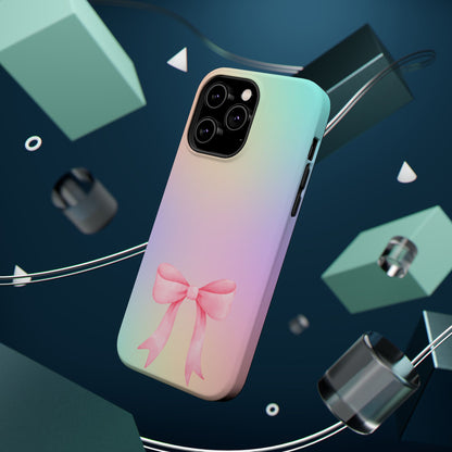 Pink Bow & Cotton Candy MagSafe iPhone® Case