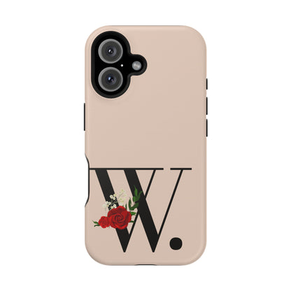 Personalized Letter W MagSafe iPhone® Case