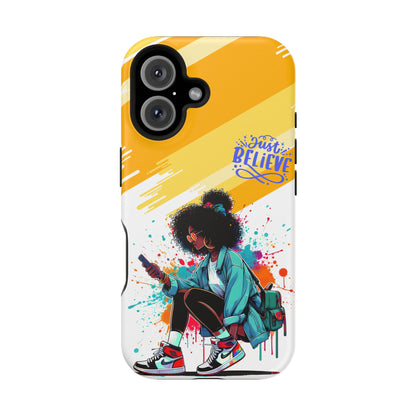 Black Girl Believe MagSafe iPhone® Case