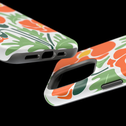 Orange Daisy MagSafe iPhone® Case