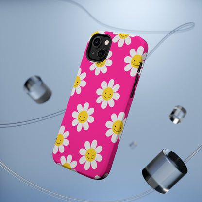 Pink Flowers MagSafe iPhone® Case