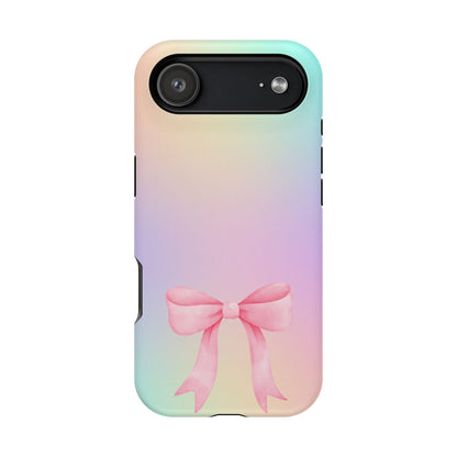 Pink Bow & Cotton Candy MagSafe iPhone® Case