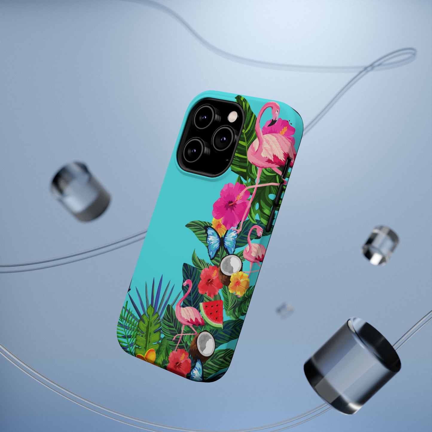 Pink Flamingo MagSafe iPhone® Case