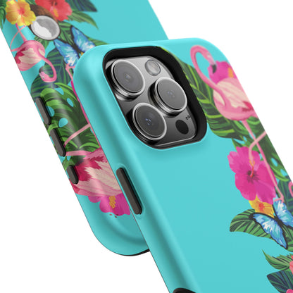 Pink Flamingo MagSafe iPhone® Case