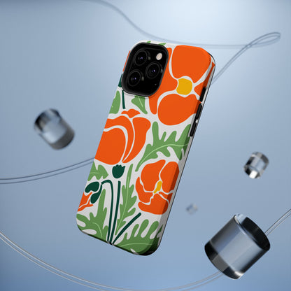 Orange Daisy MagSafe iPhone® Case