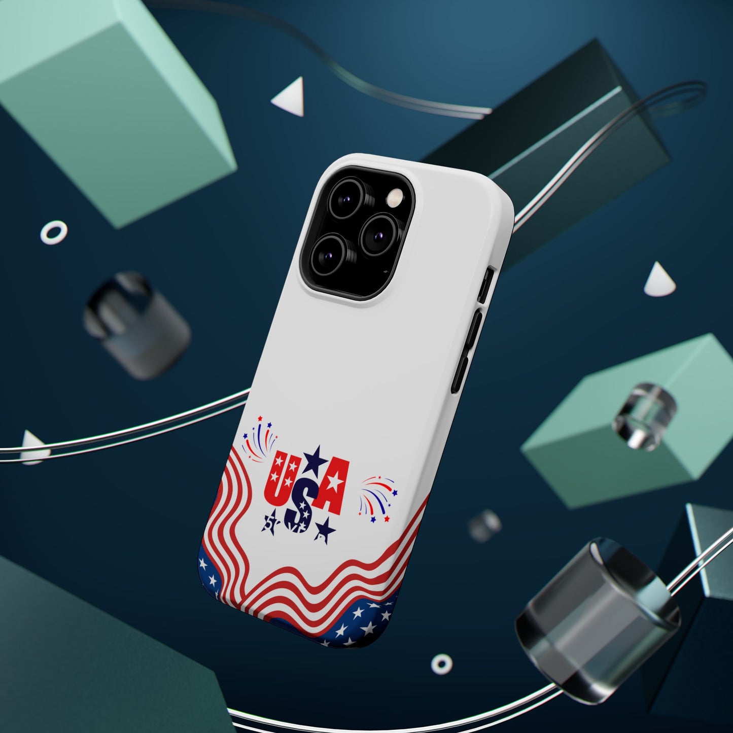 Patriotic Magnetic Phone Case 250 Years Anniversary USA Design