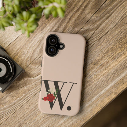 Personalized Letter W MagSafe iPhone® Case