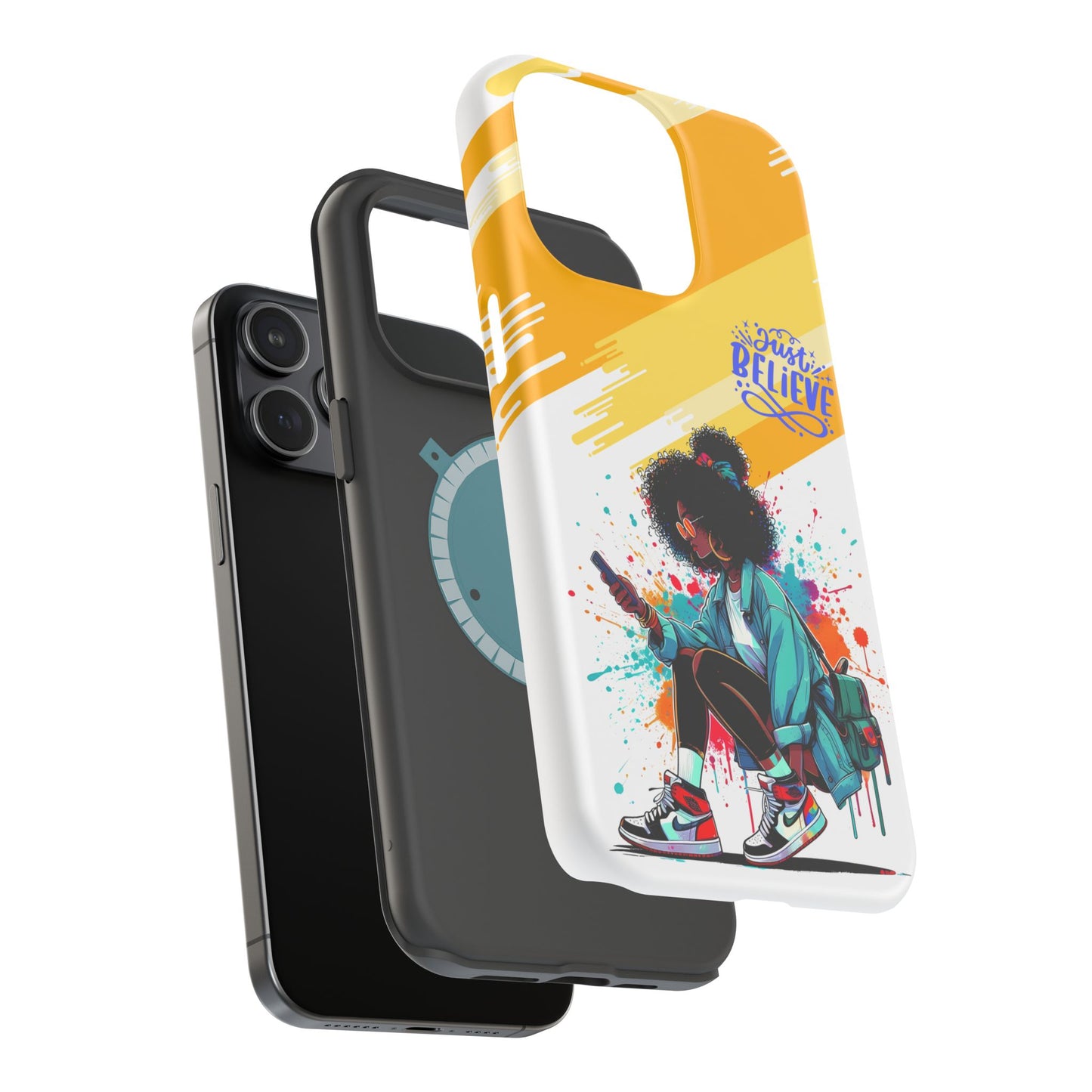 Black Girl Believe MagSafe iPhone® Case