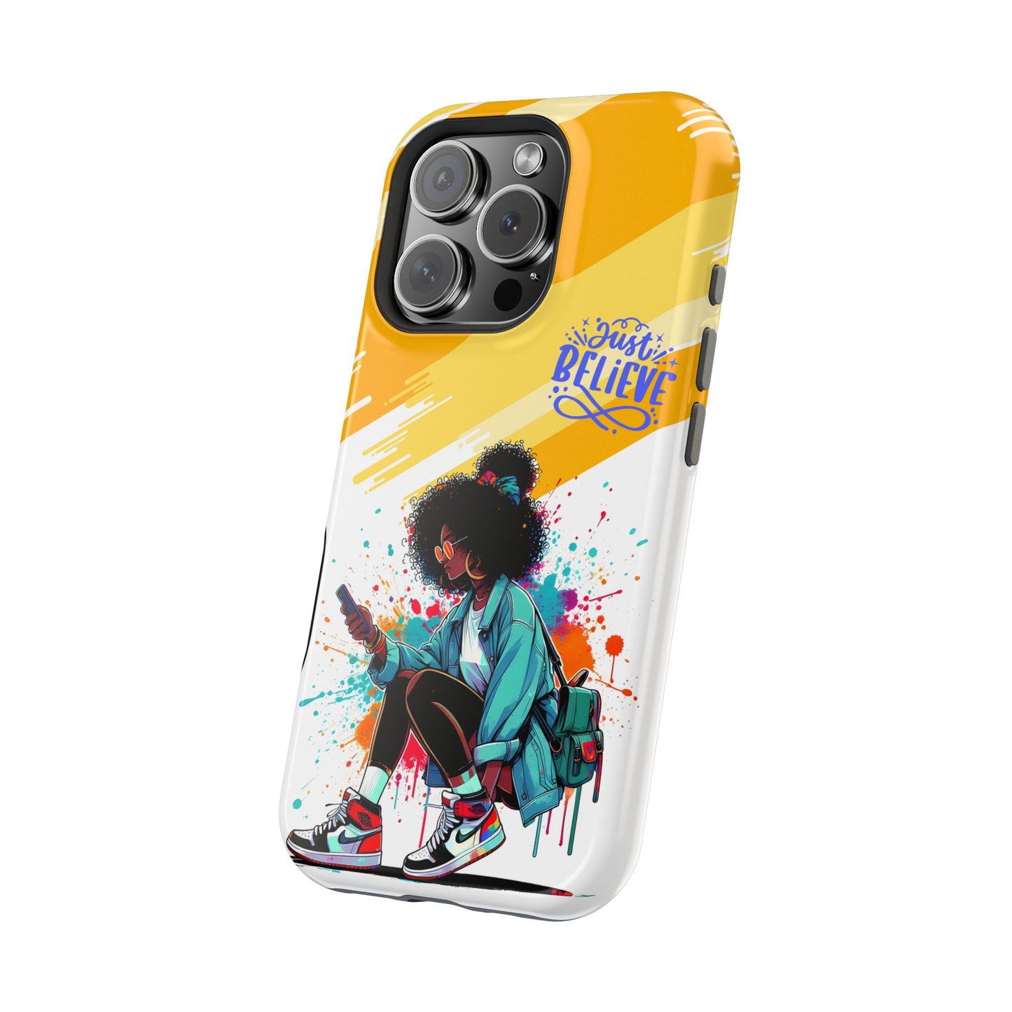 Black Girl Believe MagSafe iPhone® Case
