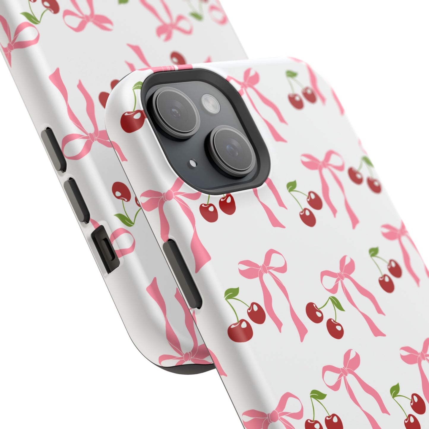 Pink Bows & Cherry MagSafe iPhone® Case