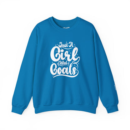 Just a Girl with Goals Unisex Crewneck Sweatshirt