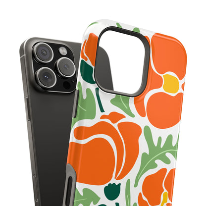 Orange Daisy MagSafe iPhone® Case