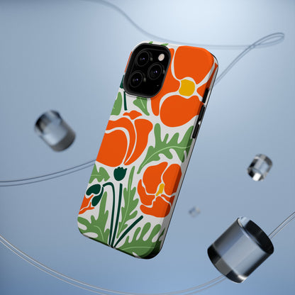 Orange Daisy MagSafe iPhone® Case