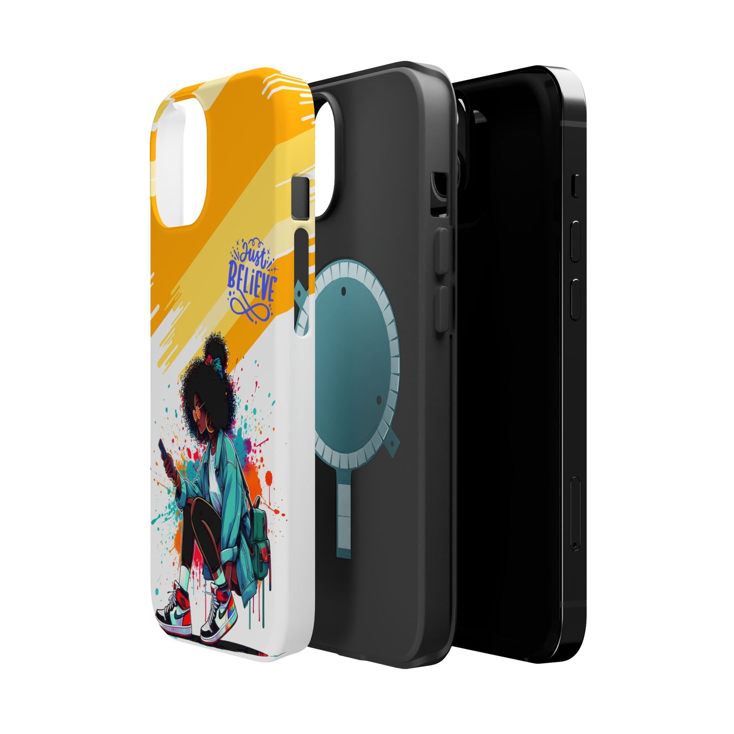 Black Girl Believe MagSafe iPhone® Case