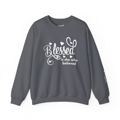 Blessed is She Unisex Crewneck Sweatshirt