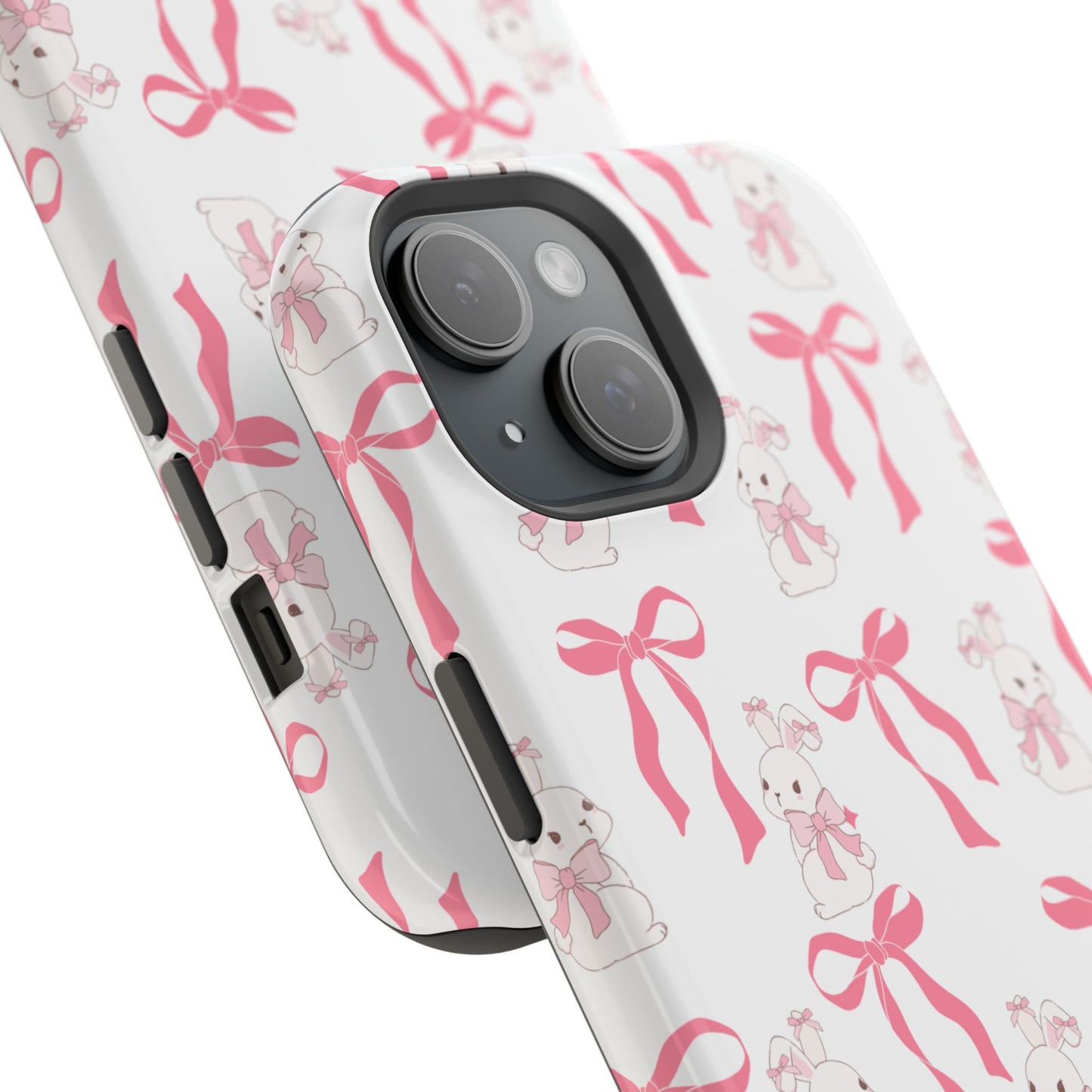 Pink Bows & Bunnies MagSafe iPhone® Case