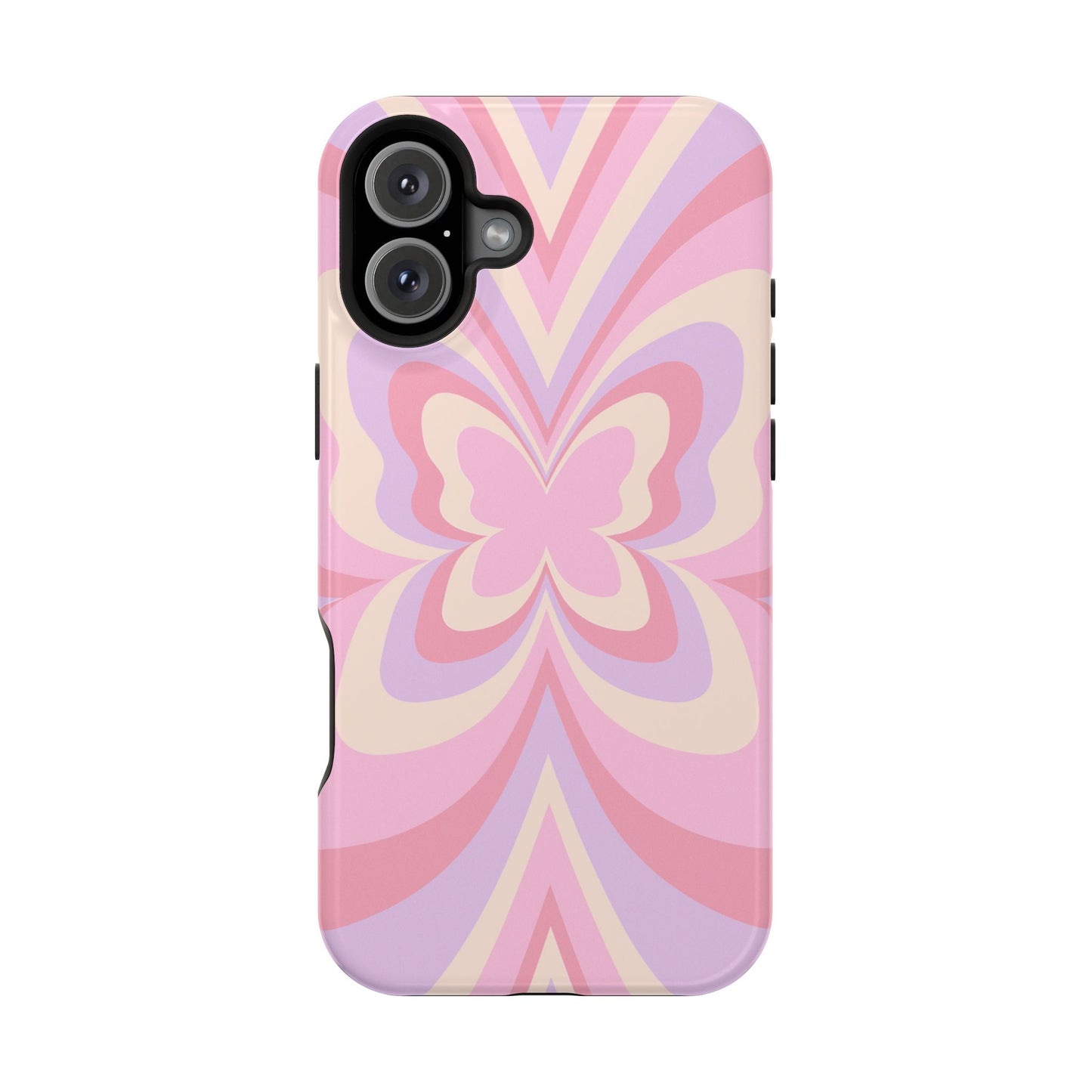 Pink Bow & Butterfly MagSafe iPhone® Case