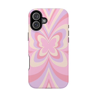 Pink Bow & Butterfly MagSafe iPhone® Case