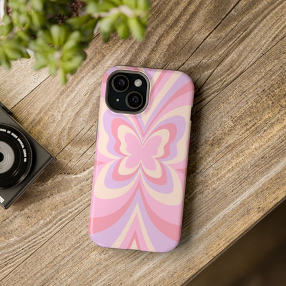 Pink Bow & Butterfly MagSafe iPhone® Case