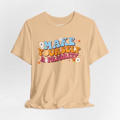 Make Yourself a Priority Soft Cotton Tee