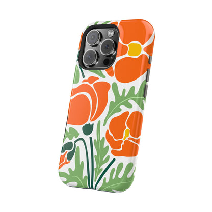 Orange Daisy MagSafe iPhone® Case
