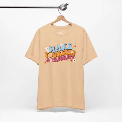Make Yourself a Priority Soft Cotton Tee