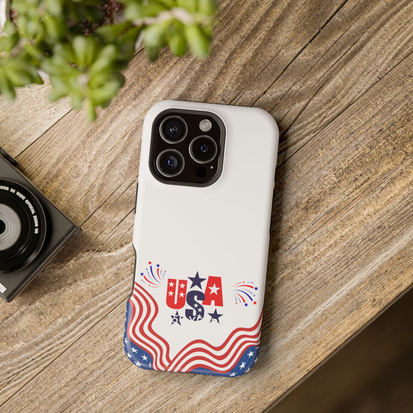 Patriotic Magnetic Phone Case 250 Years Anniversary USA Design