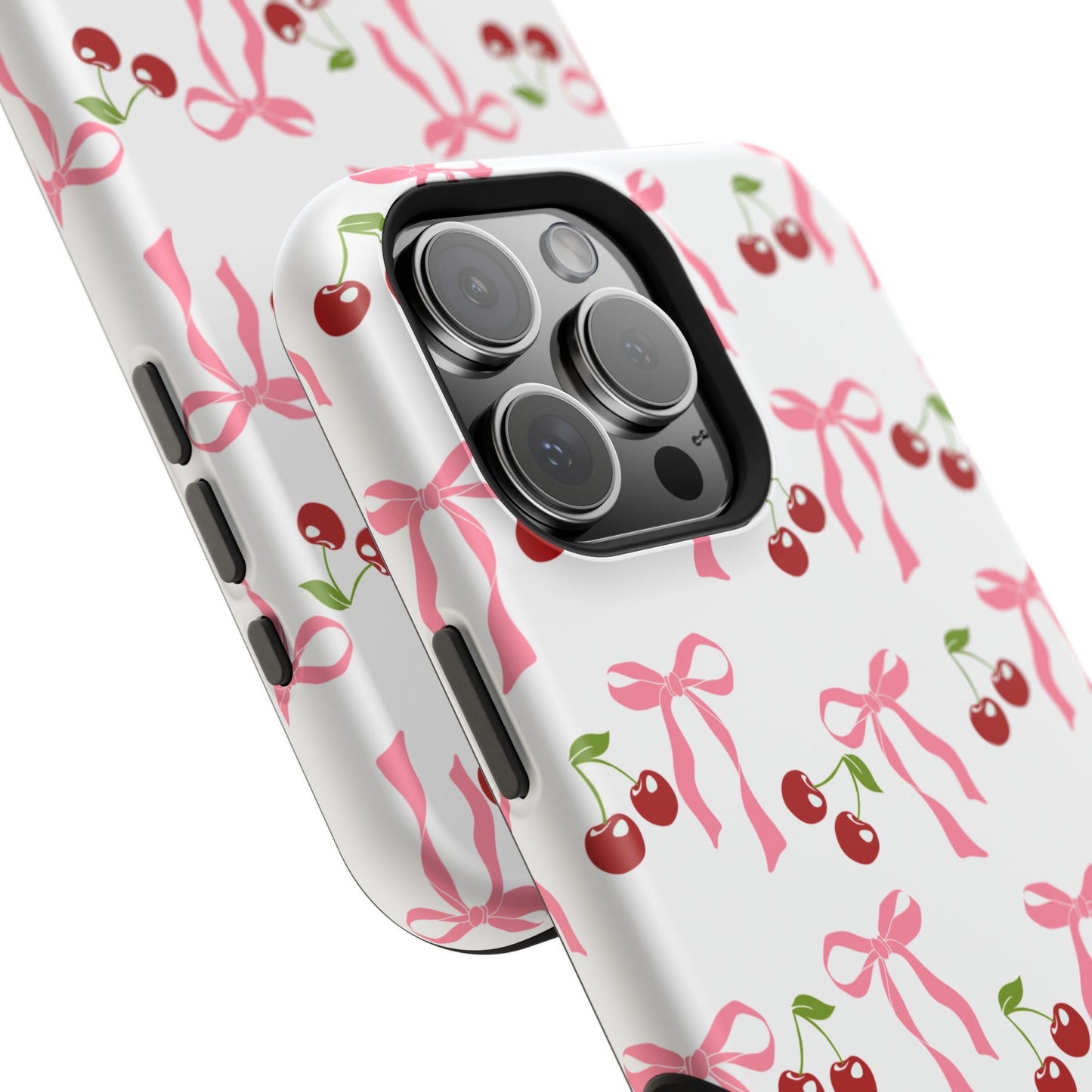 Pink Bows & Cherry MagSafe iPhone® Case