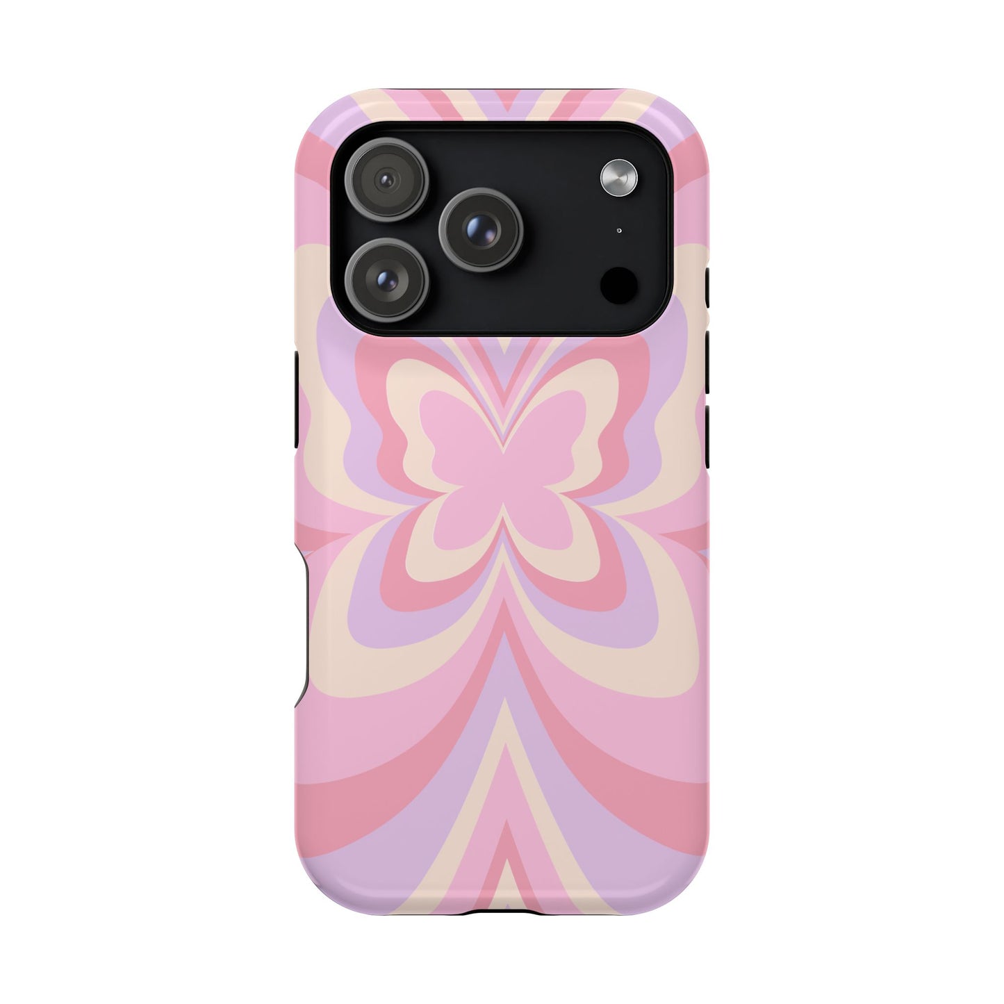 Pink Bow & Butterfly MagSafe iPhone® Case