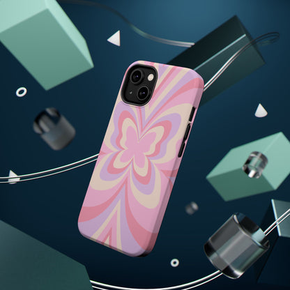 Pink Bow & Butterfly MagSafe iPhone® Case