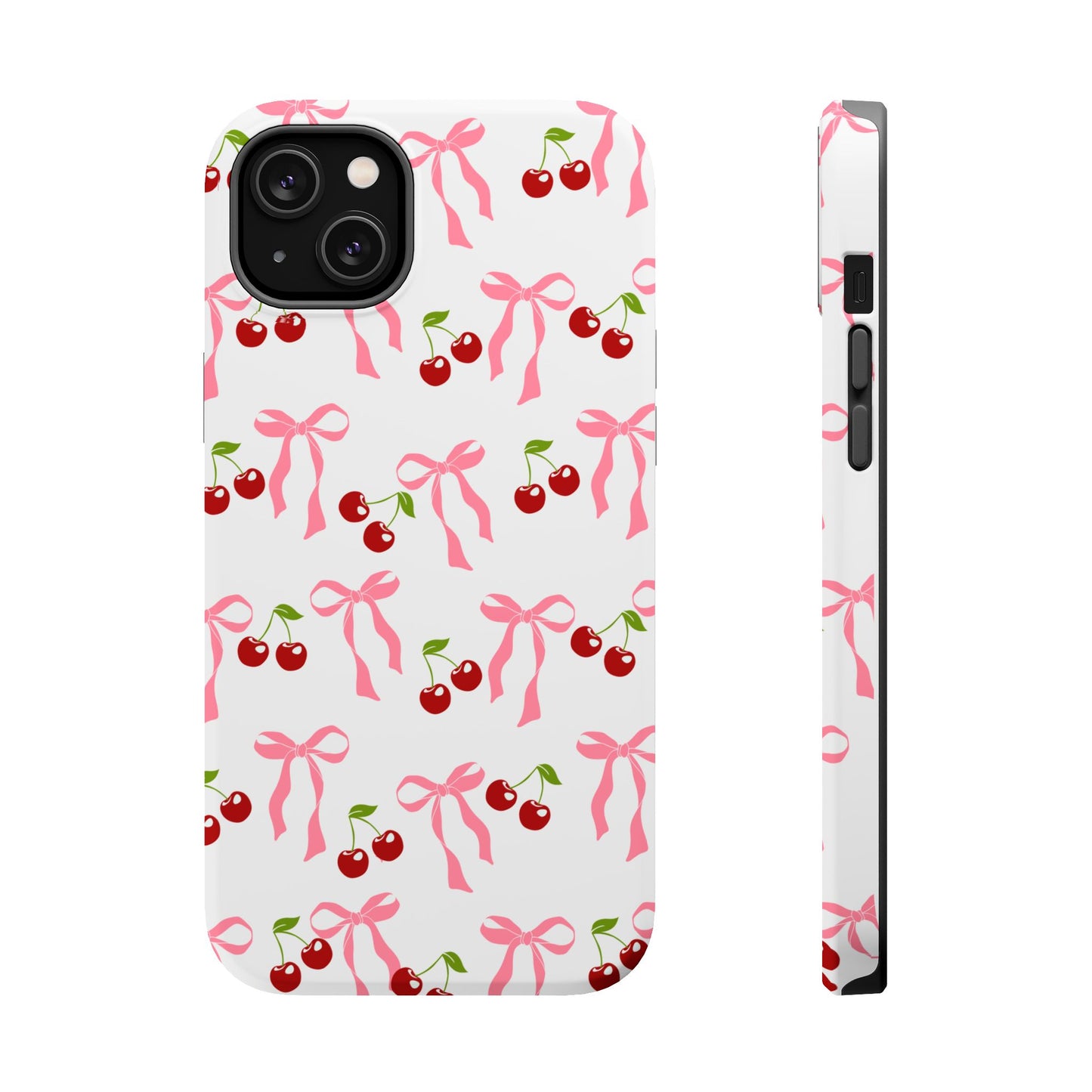 Pink Bows & Cherry MagSafe iPhone® Case