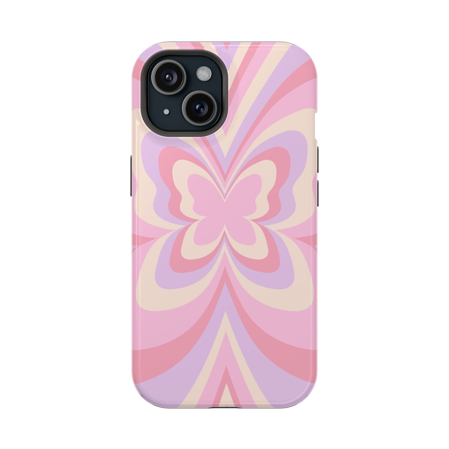 Pink Bow & Butterfly MagSafe iPhone® Case