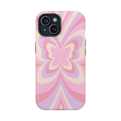 Pink Bow & Butterfly MagSafe iPhone® Case