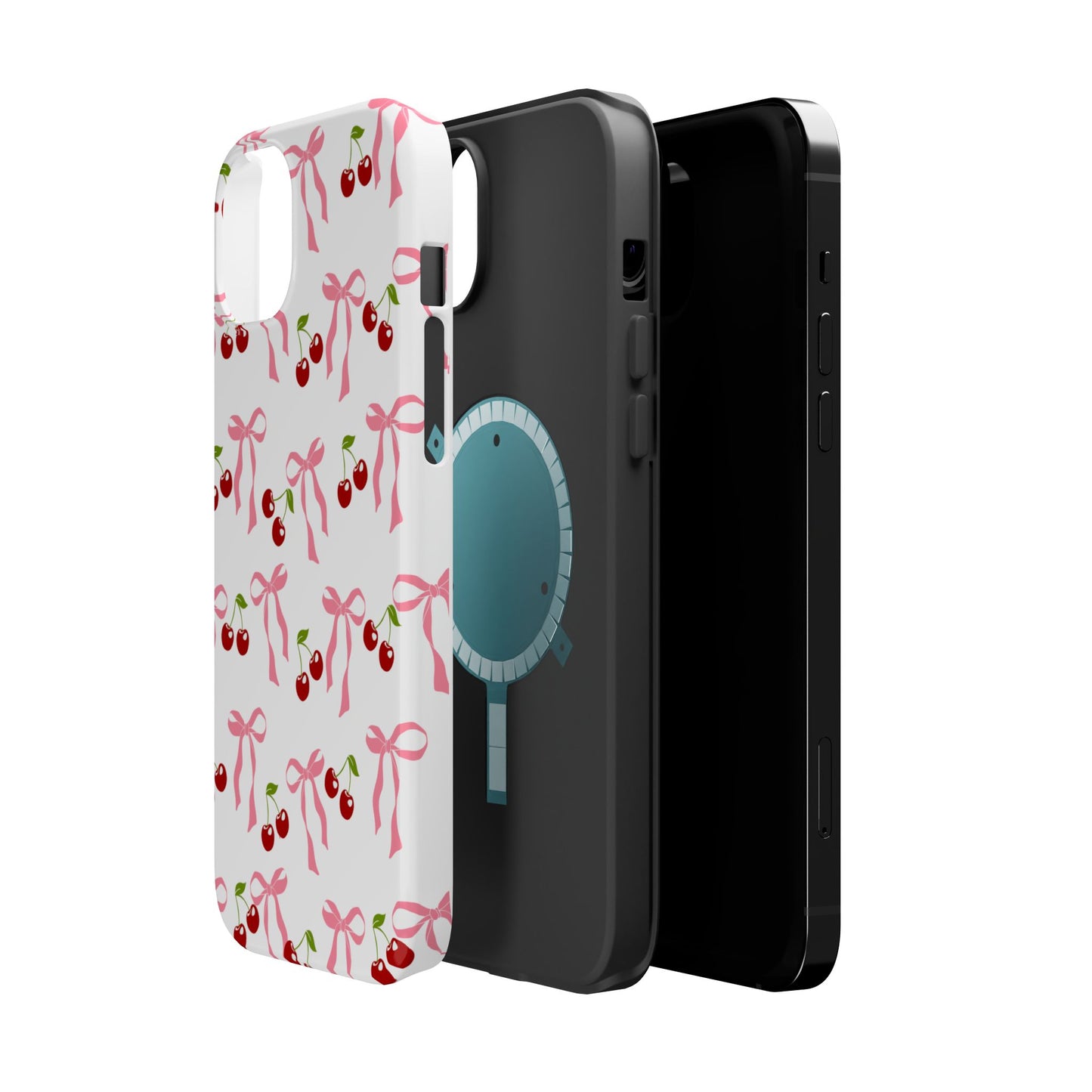 Pink Bows & Cherry MagSafe iPhone® Case