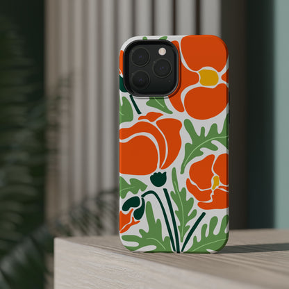 Orange Daisy MagSafe iPhone® Case