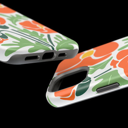 Orange Daisy MagSafe iPhone® Case