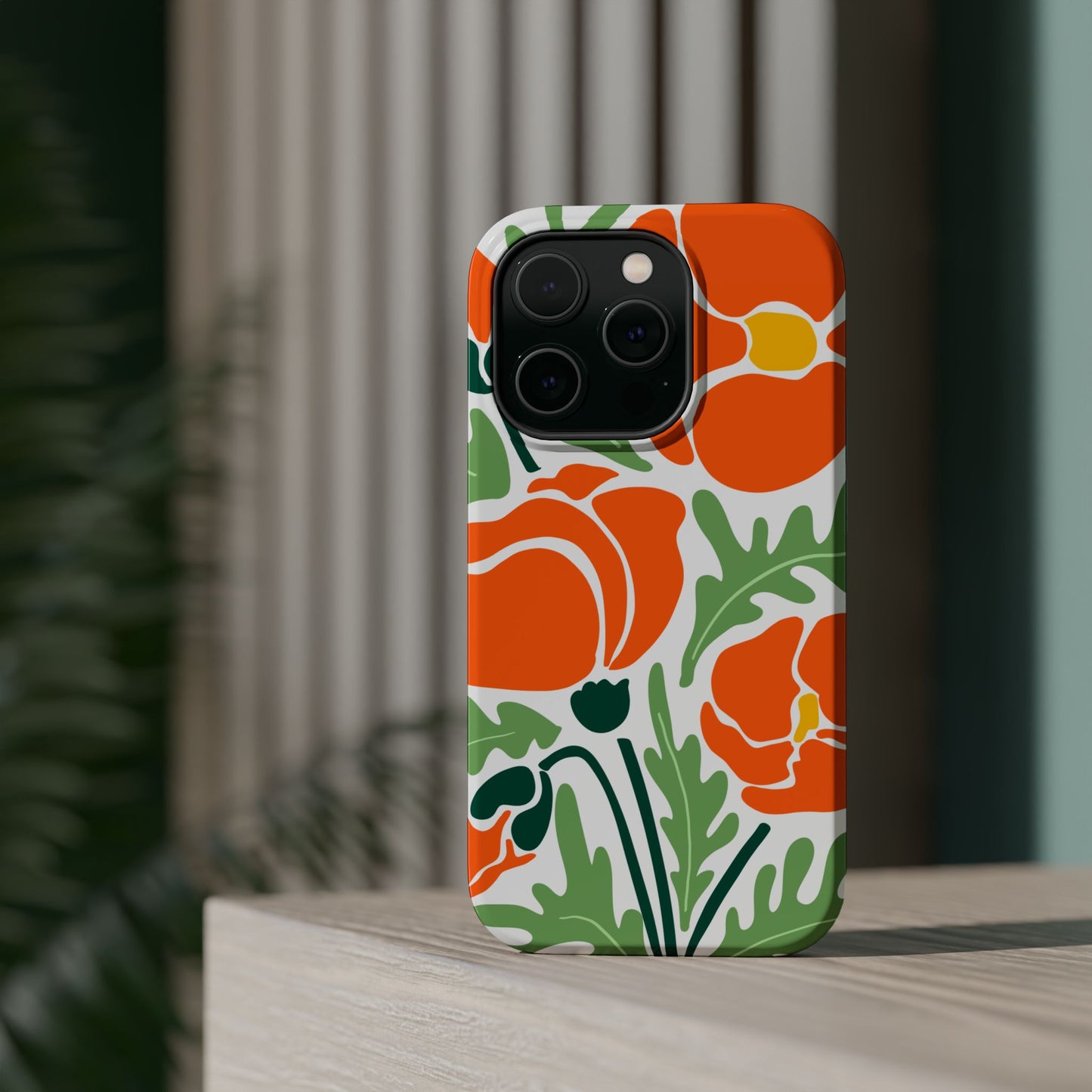 Orange Daisy MagSafe iPhone® Case