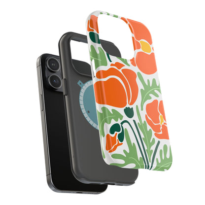 Orange Daisy MagSafe iPhone® Case